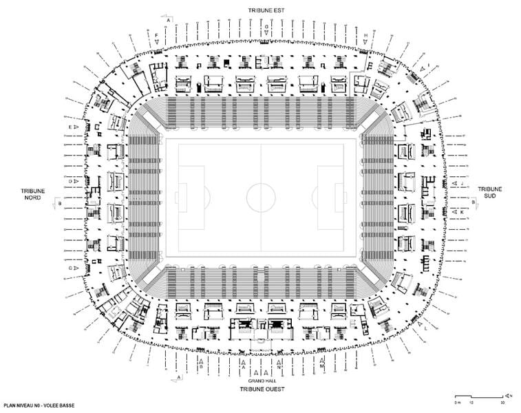 harta e Lille stadiumin