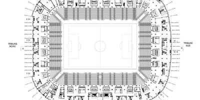 Harta e Lille stadiumin