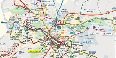 Lille transportit publik hartë